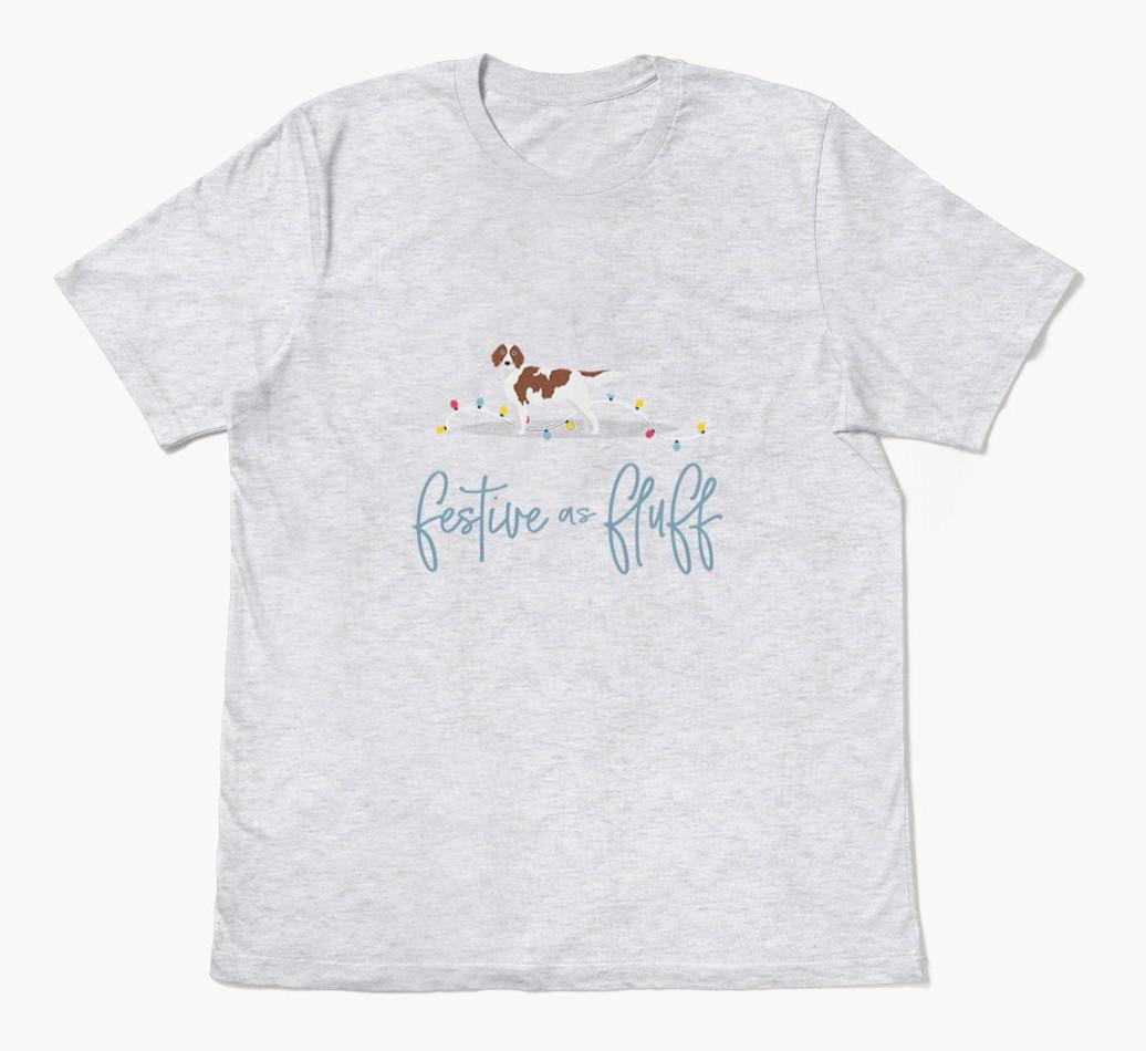 'Festive As Fluff' - Personalized {breedFullName} Adult T-Shirt