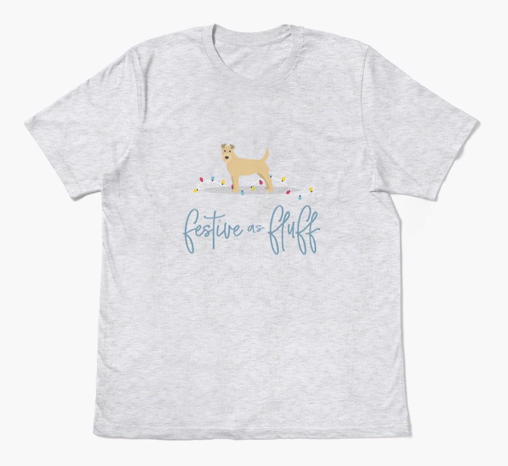 'Festive As Fluff' - Personalized {breedFullName} Adult T-Shirt