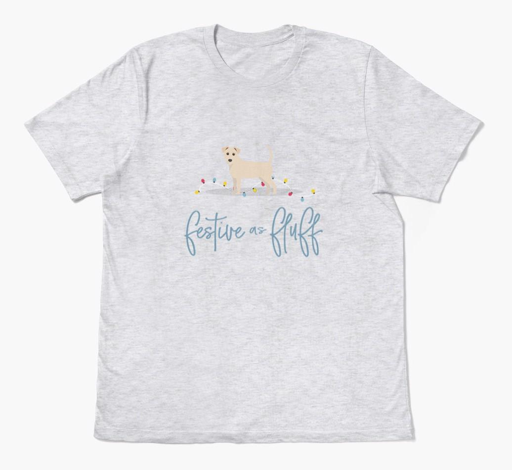 'Festive As Fluff' - Personalized {breedFullName} Adult T-Shirt