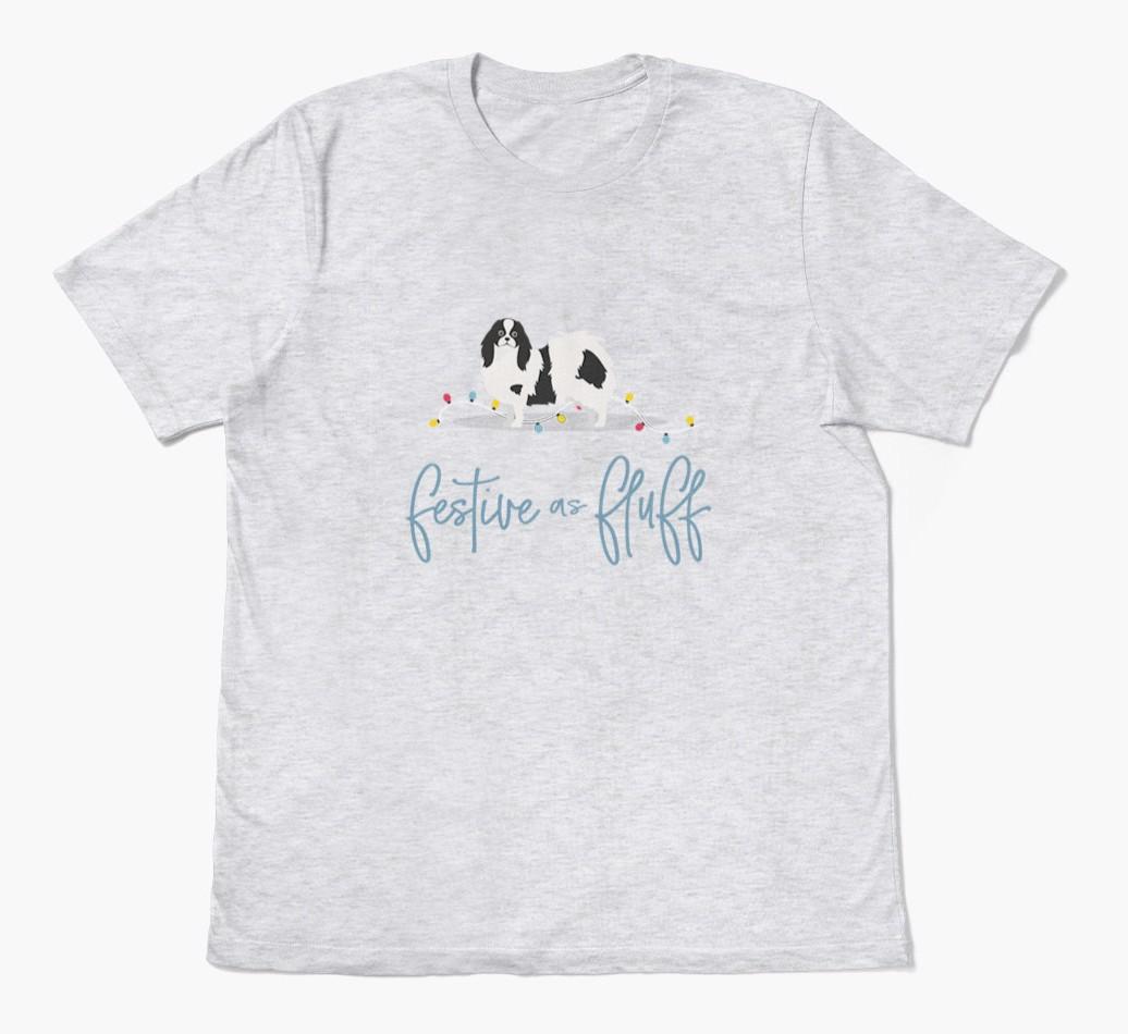 'Festive As Fluff' - Personalized {breedFullName} Adult T-Shirt