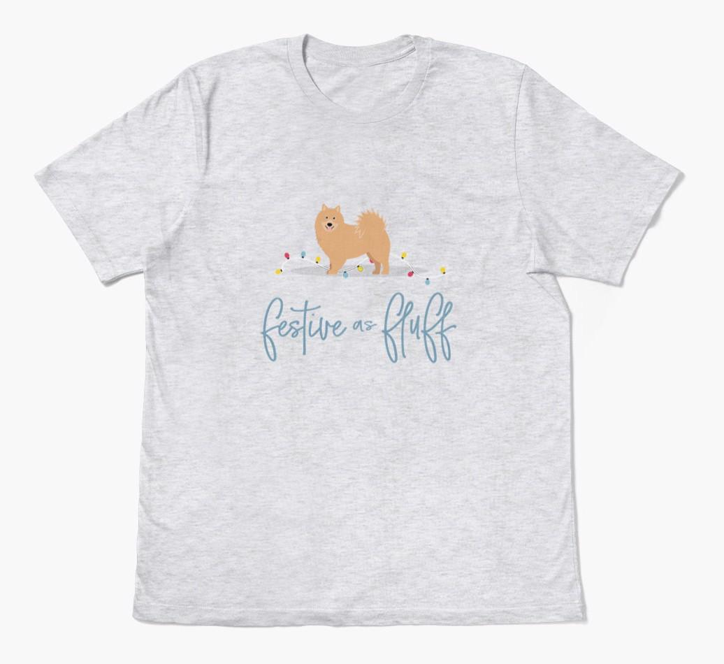 'Festive As Fluff' - Personalized {breedFullName} Adult T-Shirt
