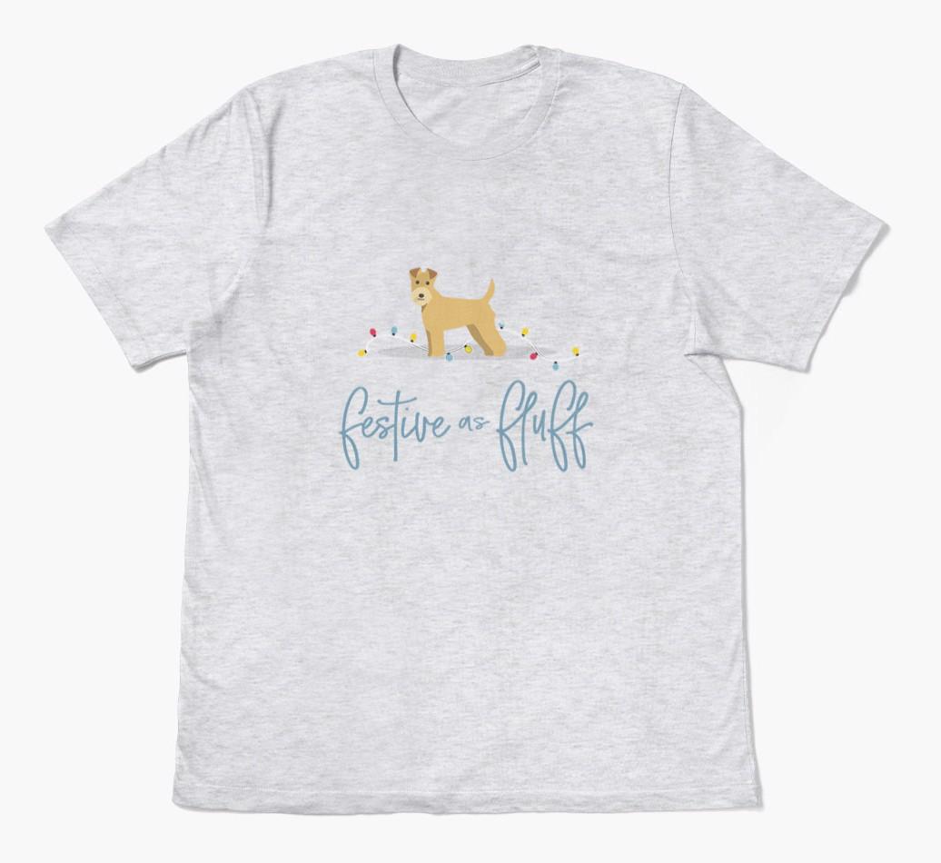 'Festive As Fluff' - Personalized {breedFullName} Adult T-Shirt