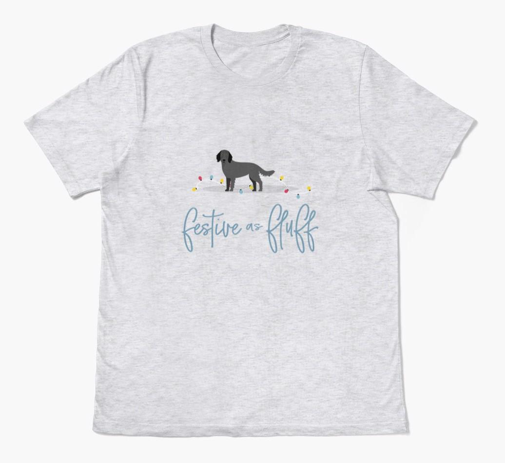 'Festive As Fluff' - Personalized {breedFullName} Adult T-Shirt