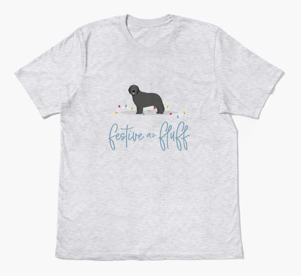 'Festive As Fluff' - Personalized {breedFullName} Adult T-Shirt