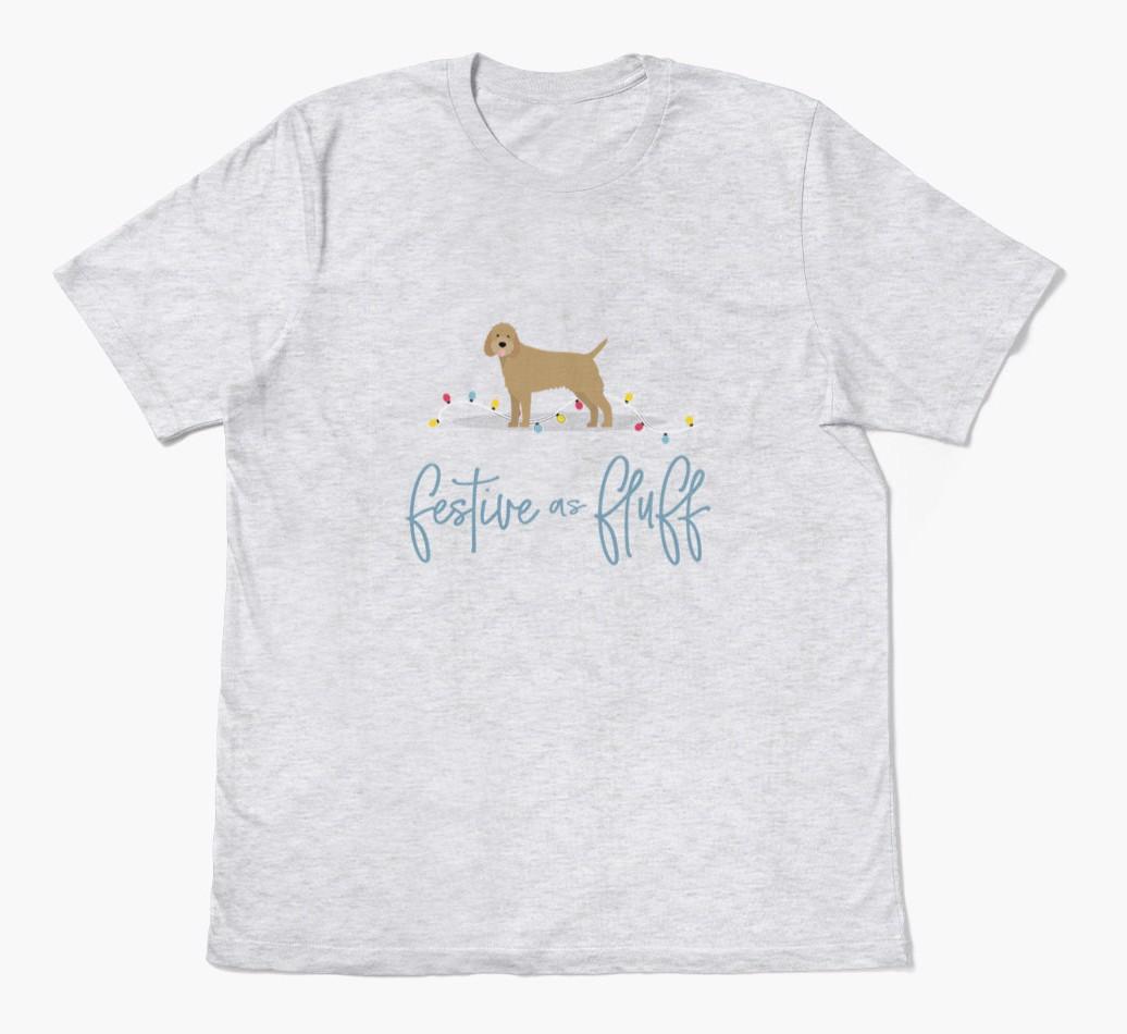 'Festive As Fluff' - Personalized {breedFullName} Adult T-Shirt