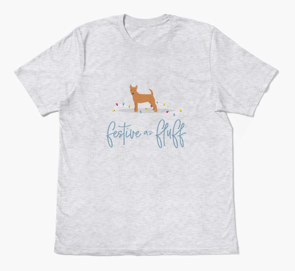 'Festive As Fluff' - Personalized {breedFullName} Adult T-Shirt
