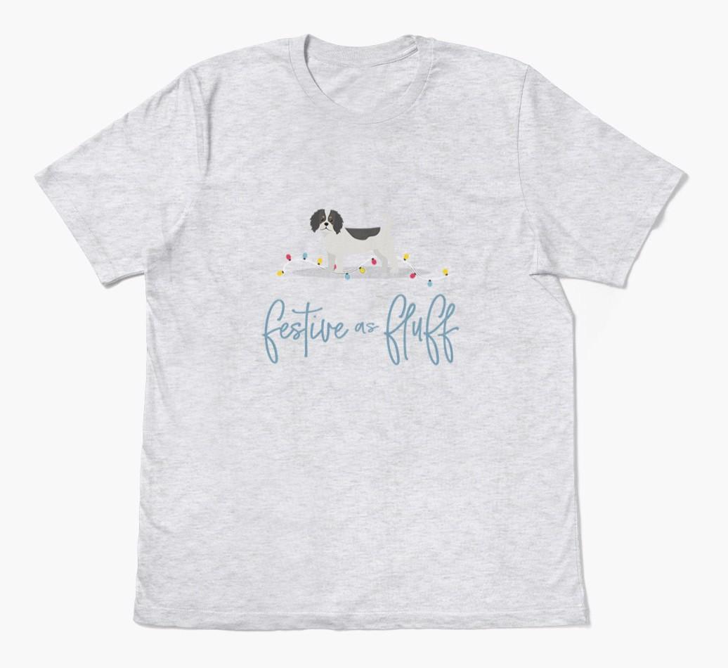 'Festive As Fluff' - Personalized {breedFullName} Adult T-Shirt