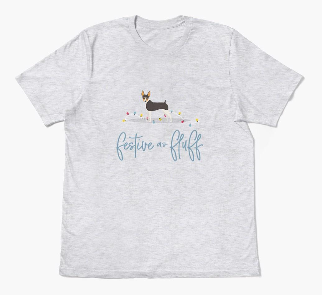 'Festive As Fluff' - Personalized {breedFullName} Adult T-Shirt
