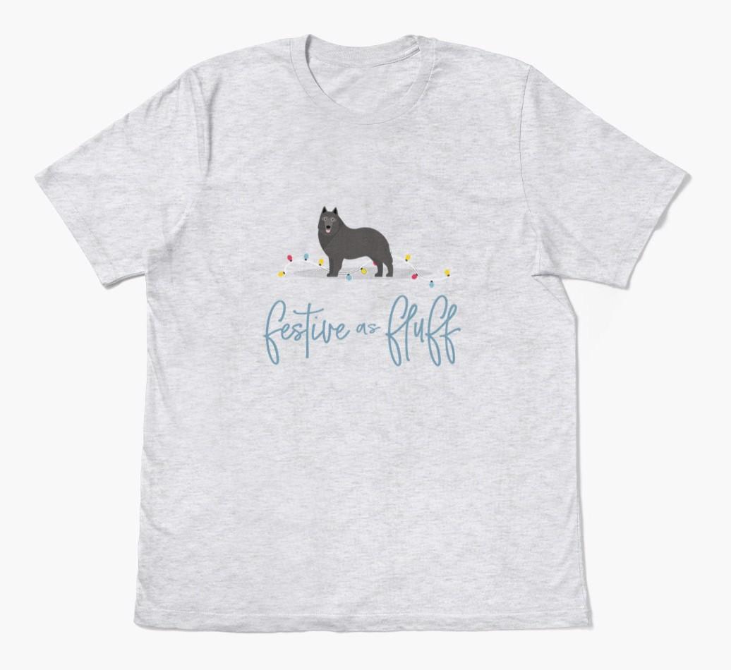 'Festive As Fluff' - Personalized {breedFullName} Adult T-Shirt