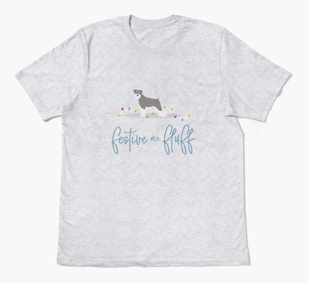 'Festive As Fluff' - Personalized {breedFullName} Adult T-Shirt
