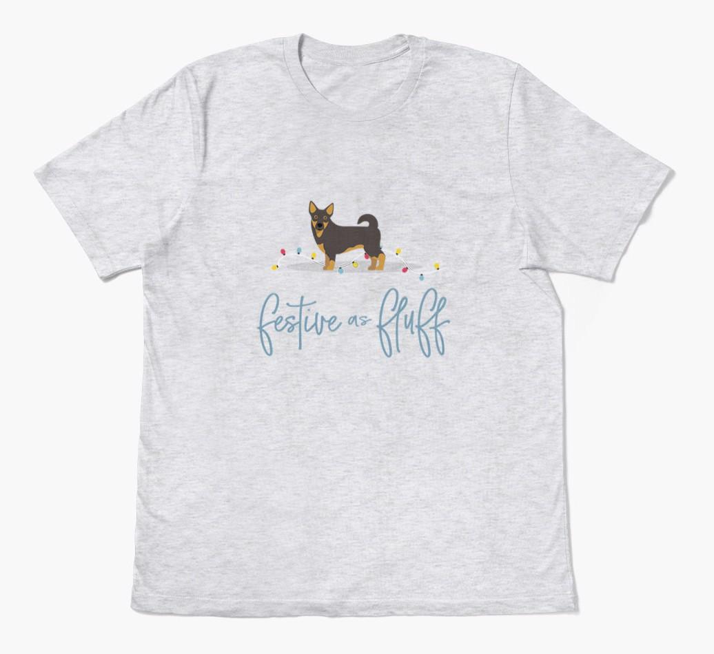 'Festive As Fluff' - Personalized {breedFullName} Adult T-Shirt