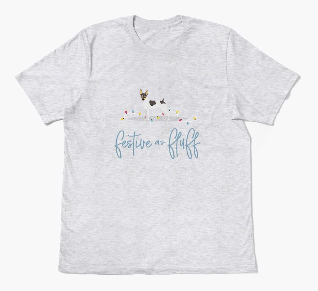 'Festive As Fluff' - Personalized {breedFullName} Adult T-Shirt