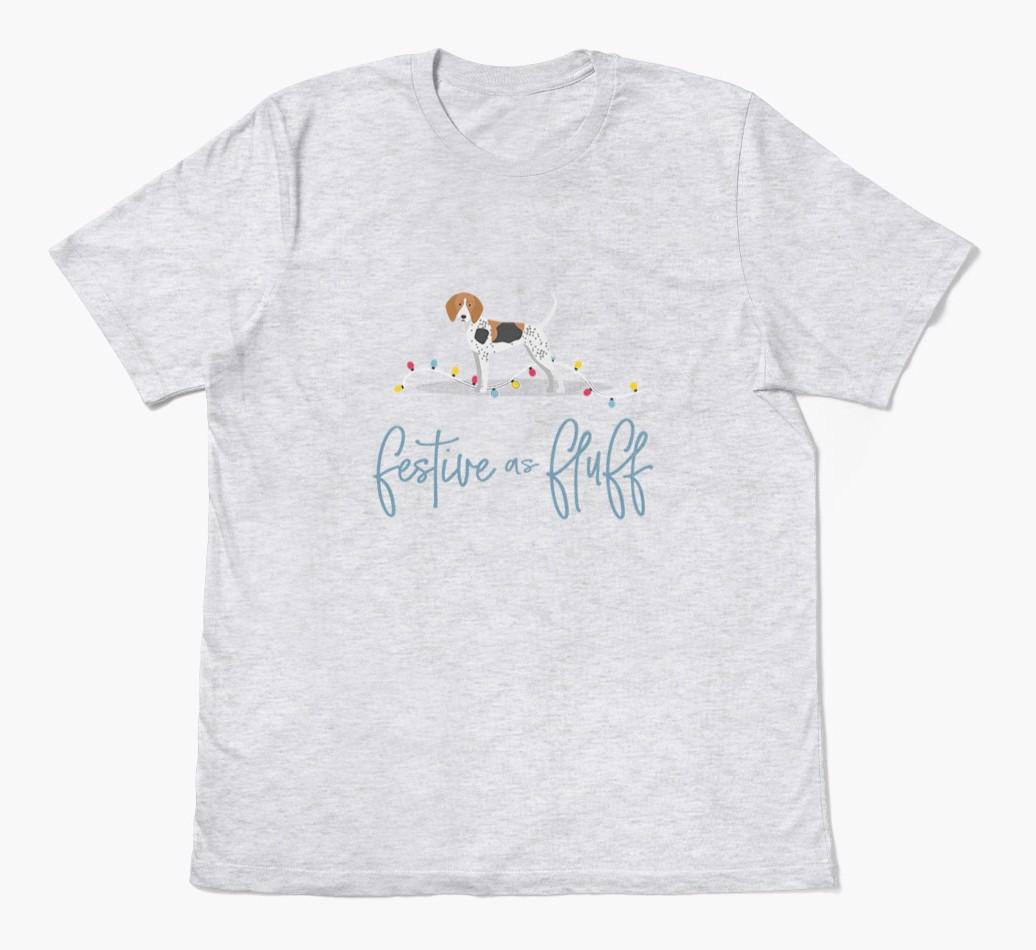 'Festive As Fluff' - Personalized {breedFullName} Adult T-Shirt