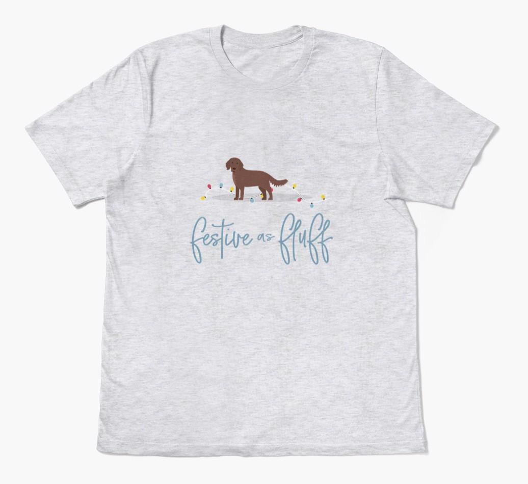 'Festive As Fluff' - Personalized {breedFullName} Adult T-Shirt