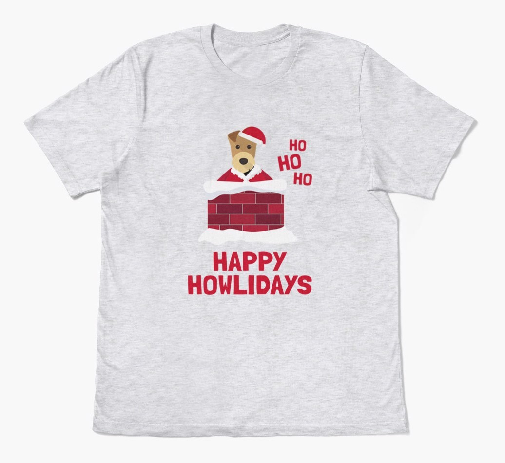 'Happy Howlidays' - Personalised {breedFullName} Adult T-Shirt