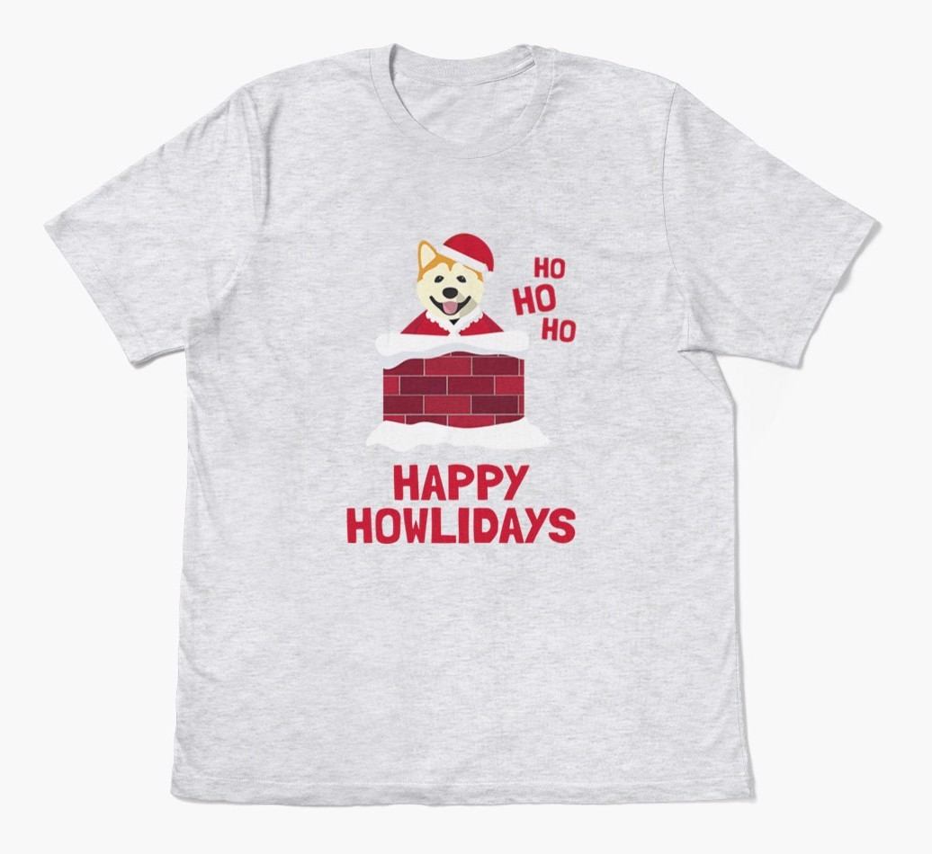 'Happy Howlidays' - Personalised {breedFullName} Adult T-Shirt
