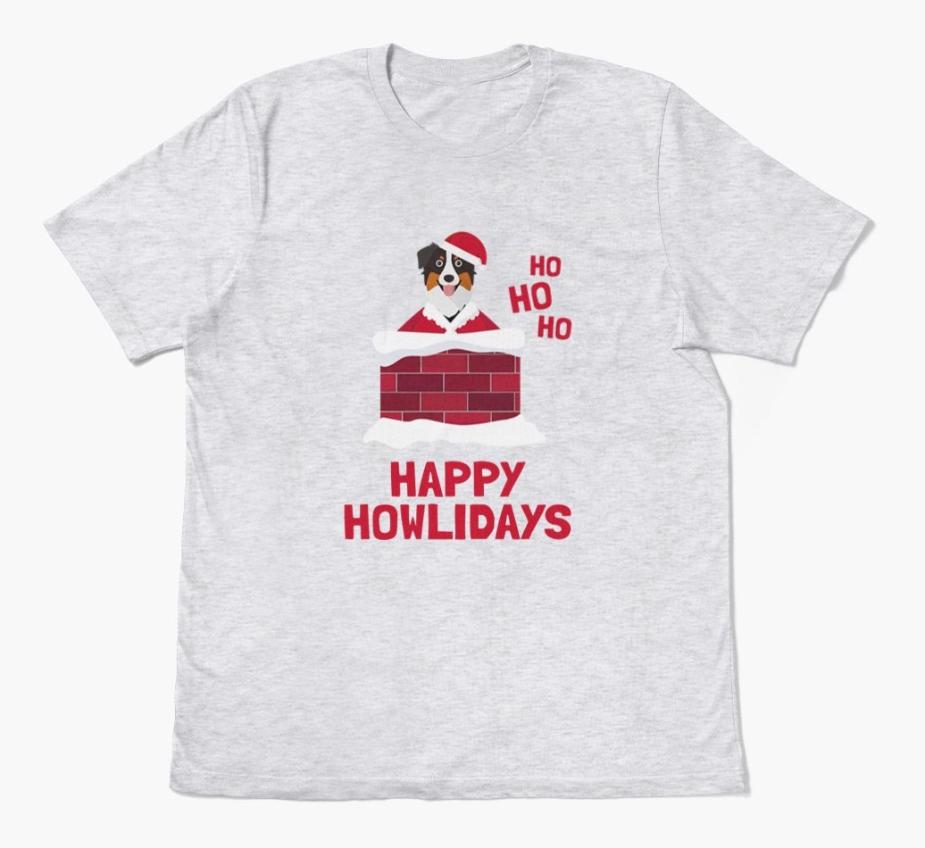 'Happy Howlidays' - Personalised {breedFullName} Adult T-Shirt