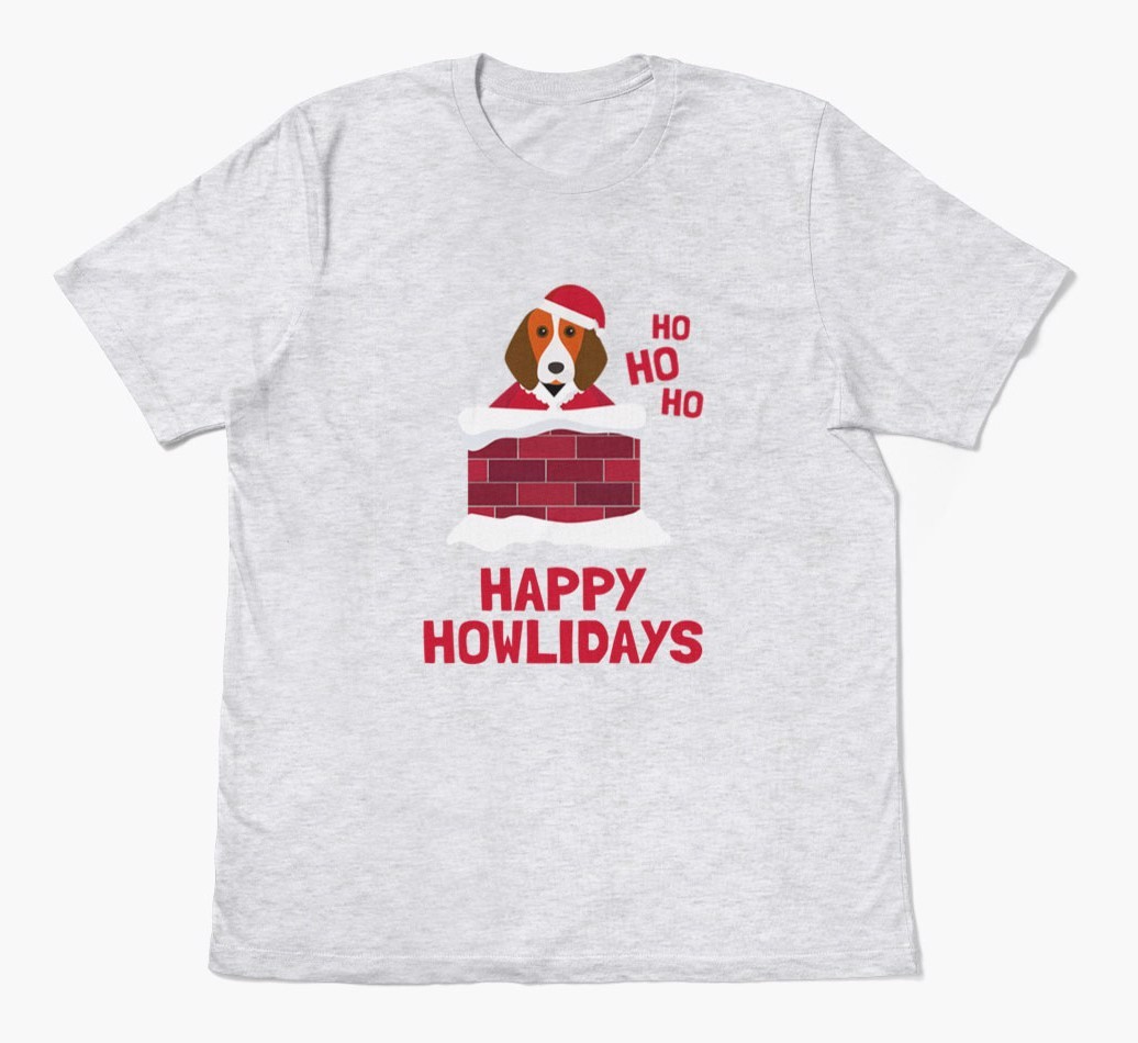 'Happy Howlidays' - Personalised {breedFullName} Adult T-Shirt