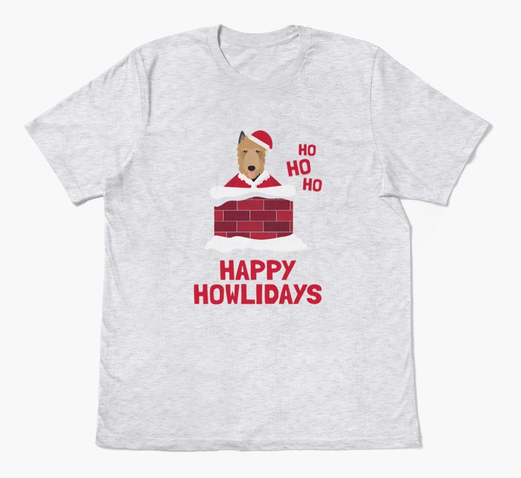 'Happy Howlidays' - Personalized {breedFullName} Adult T-Shirt