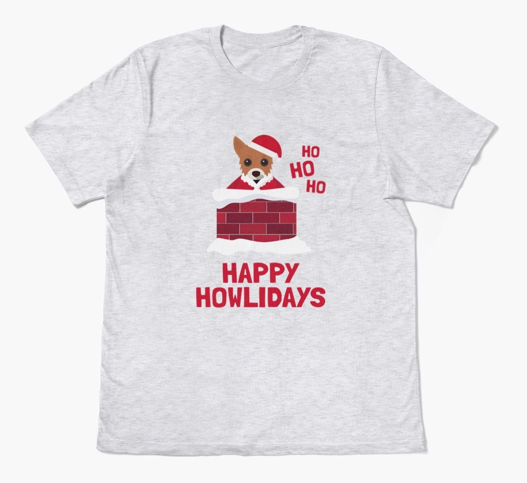 'Happy Howlidays' - Personalised {breedFullName} Adult T-Shirt