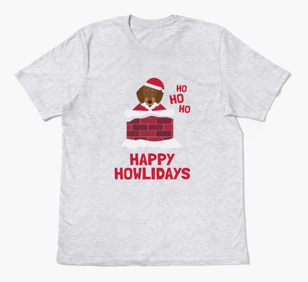 'Happy Howlidays' - Personalised {breedFullName} Adult T-Shirt