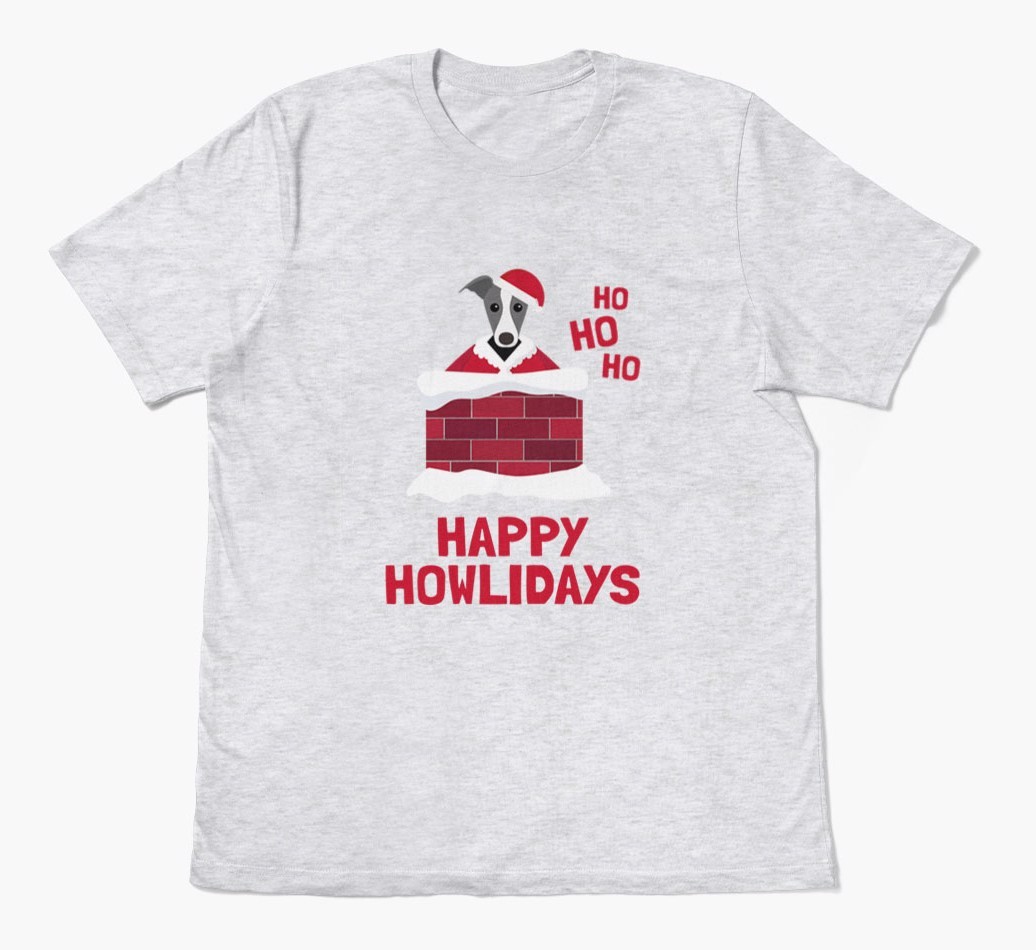 'Happy Howlidays' - Personalized {breedFullName} Adult T-Shirt