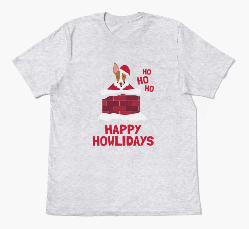 'Happy Howlidays' - Personalised {breedFullName} Adult T-Shirt