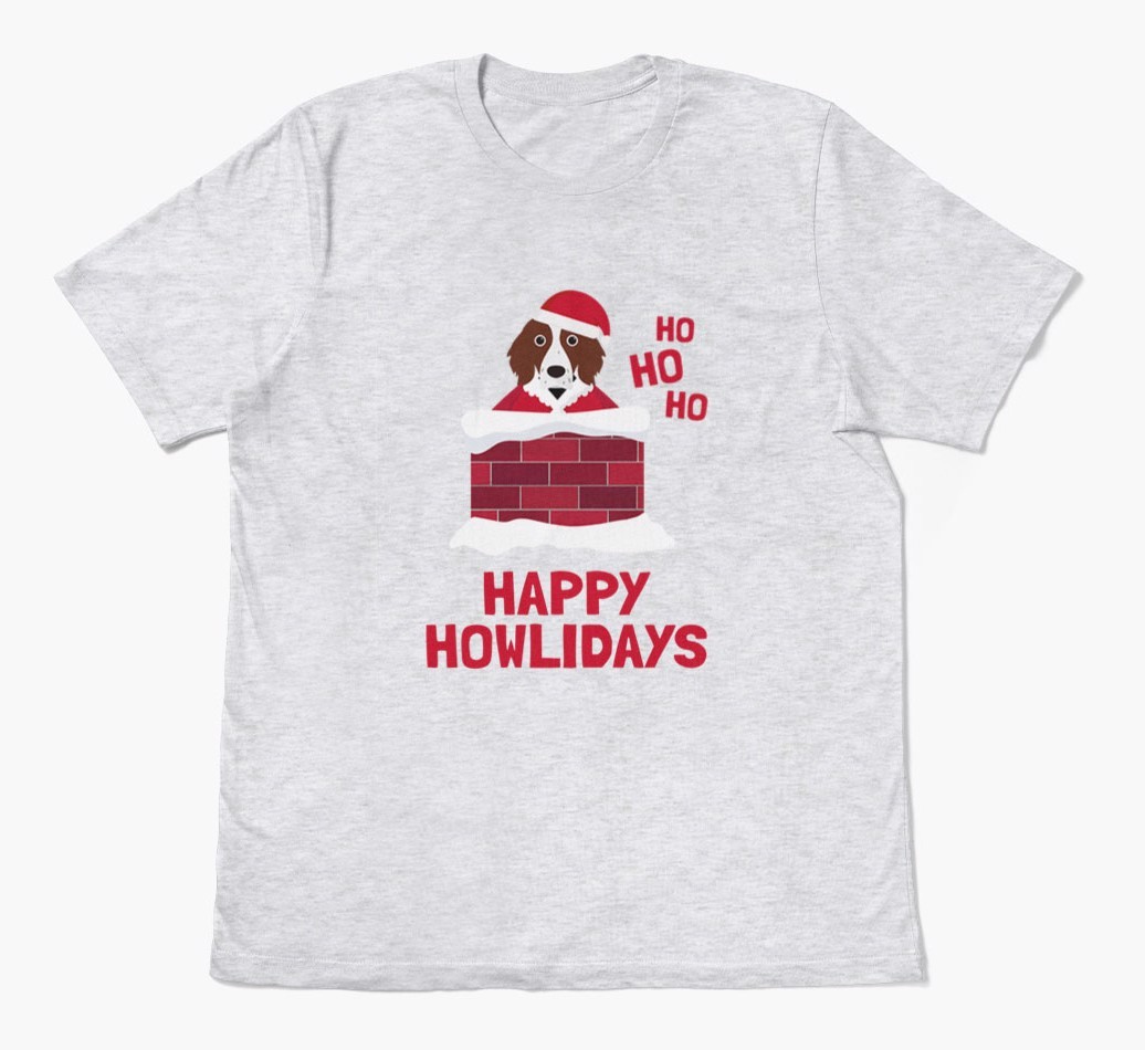 'Happy Howlidays' - Personalised {breedFullName} Adult T-Shirt