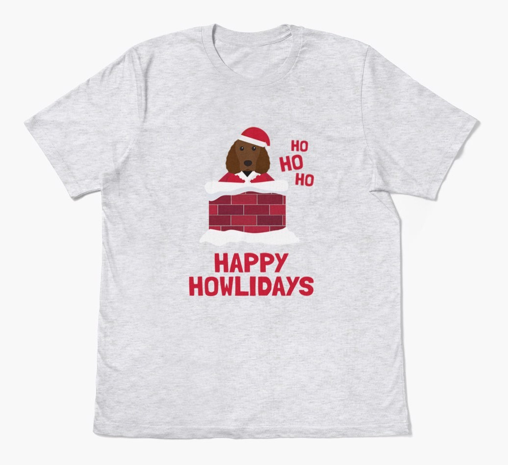 'Happy Howlidays' - Personalised {breedFullName} Adult T-Shirt