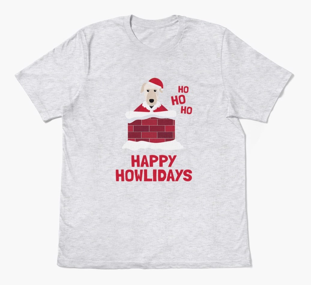 'Happy Howlidays' - Personalized {breedFullName} Adult T-Shirt