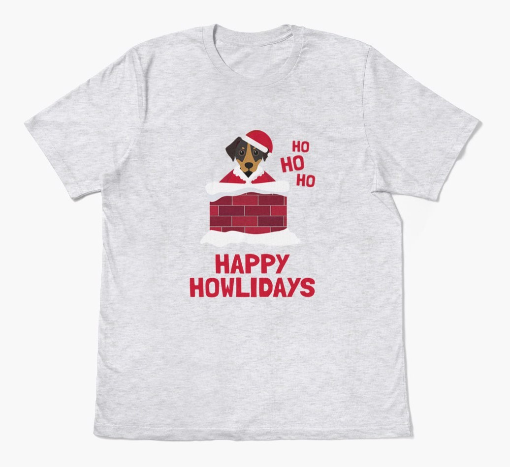 'Happy Howlidays' - Personalised {breedFullName} Adult T-Shirt