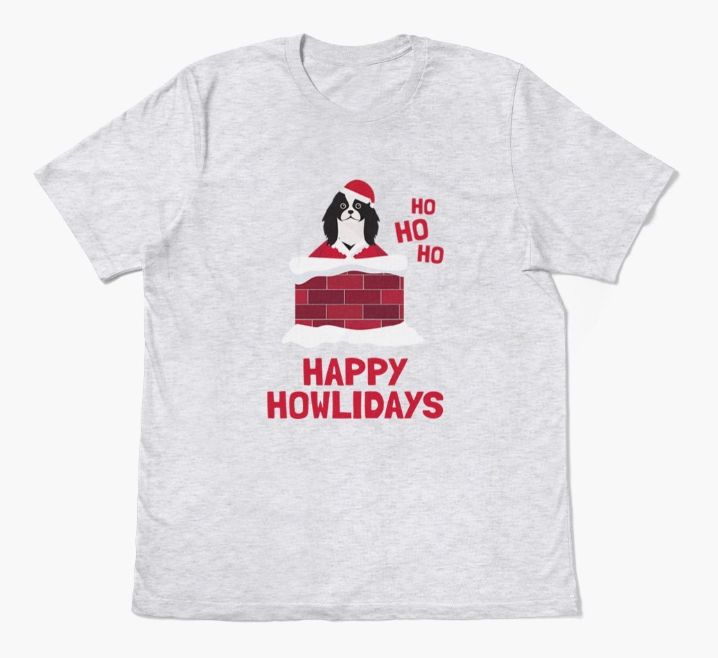'Happy Howlidays' - Personalized {breedFullName} Adult T-Shirt