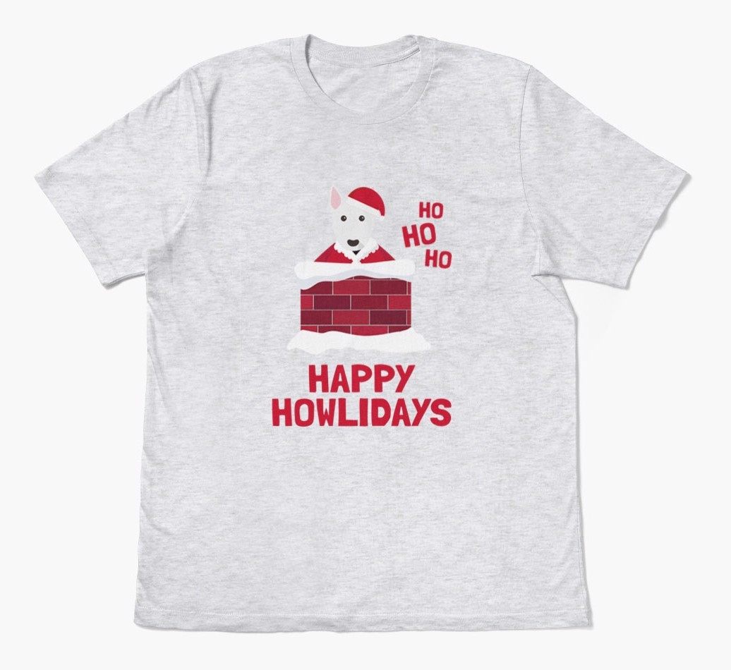 'Happy Howlidays' - Personalised {breedFullName} Adult T-Shirt