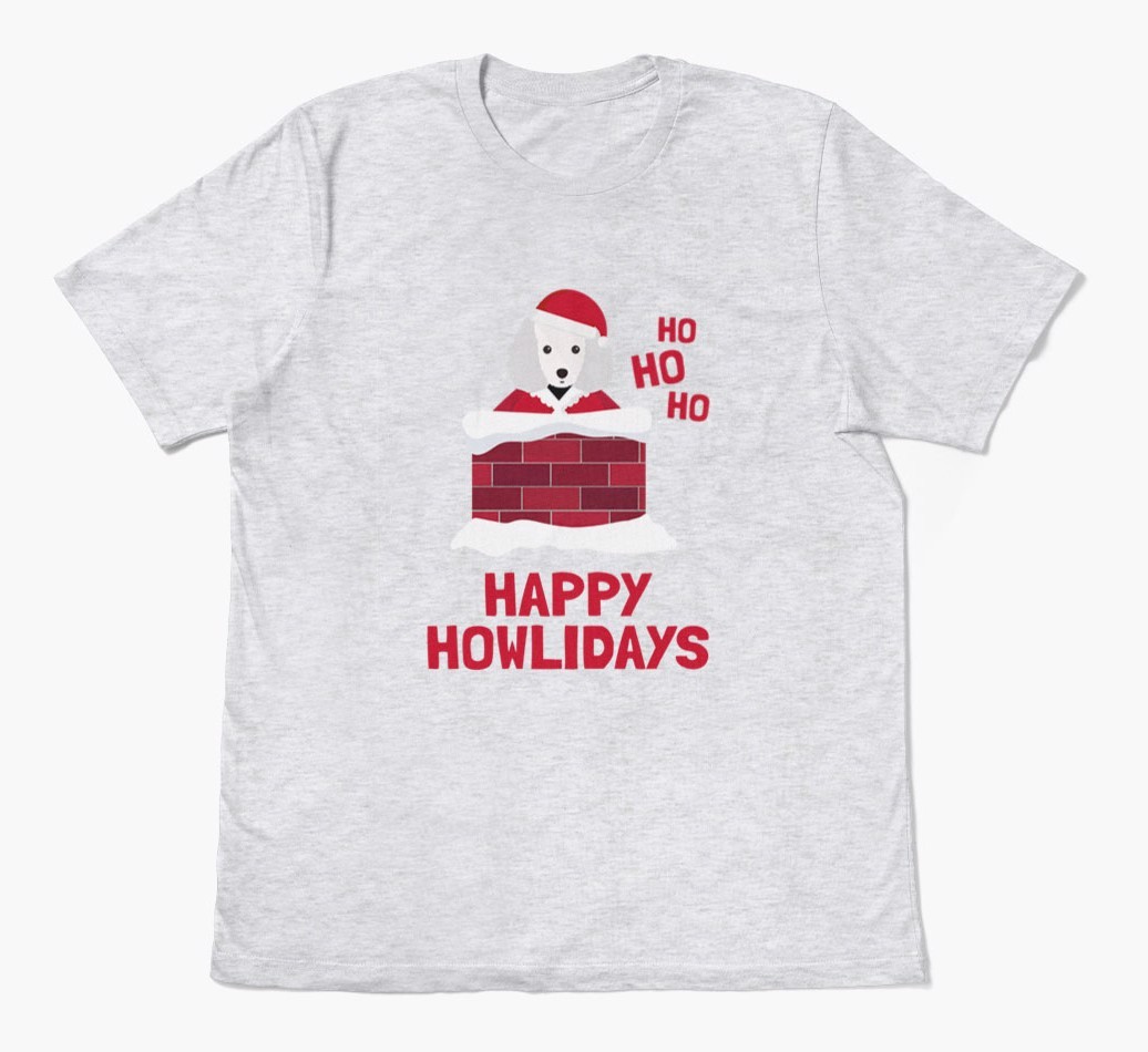 'Happy Howlidays' - Personalized {breedFullName} Adult T-Shirt