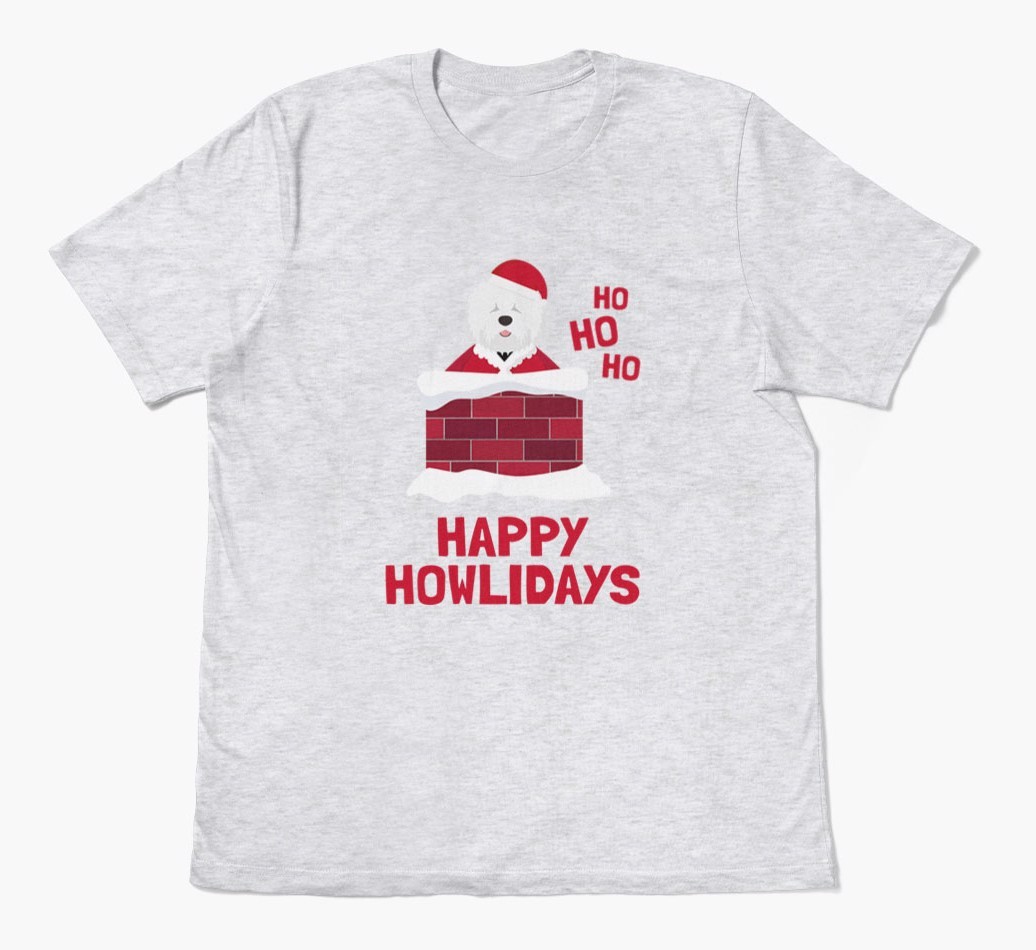 'Happy Howlidays' - Personalised {breedFullName} Adult T-Shirt