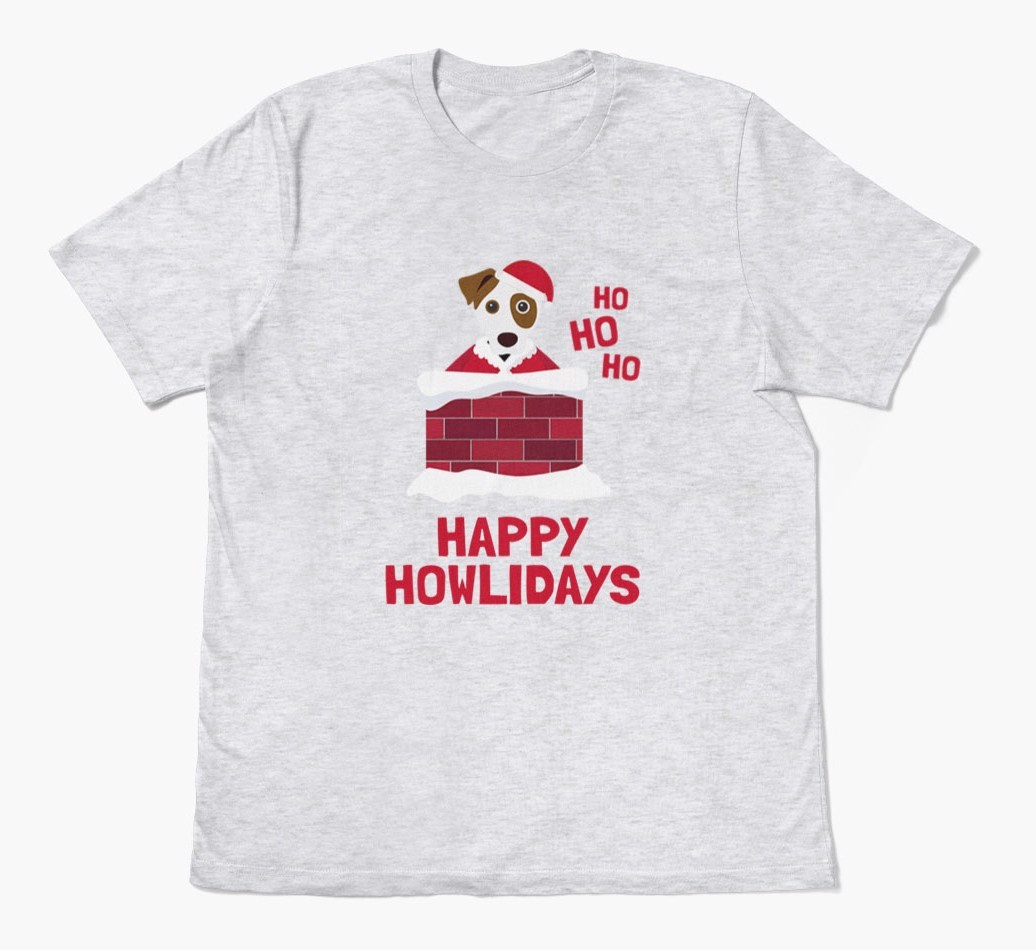 'Happy Howlidays' - Personalized {breedFullName} Adult T-Shirt