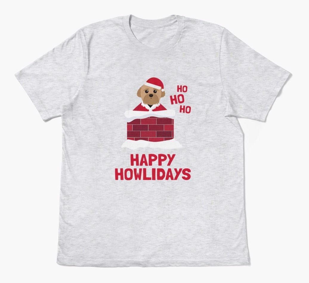 'Happy Howlidays' - Personalised {breedFullName} Adult T-Shirt