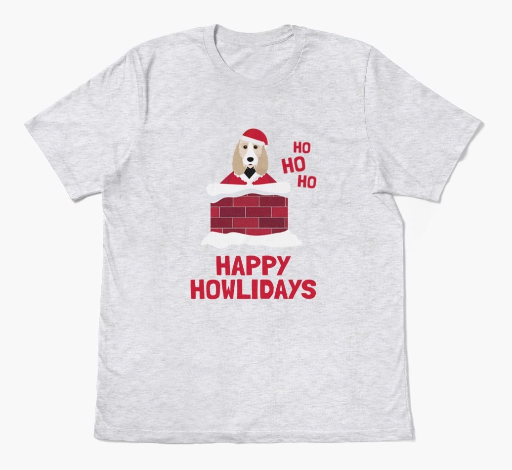'Happy Howlidays' - Personalised {breedFullName} Adult T-Shirt