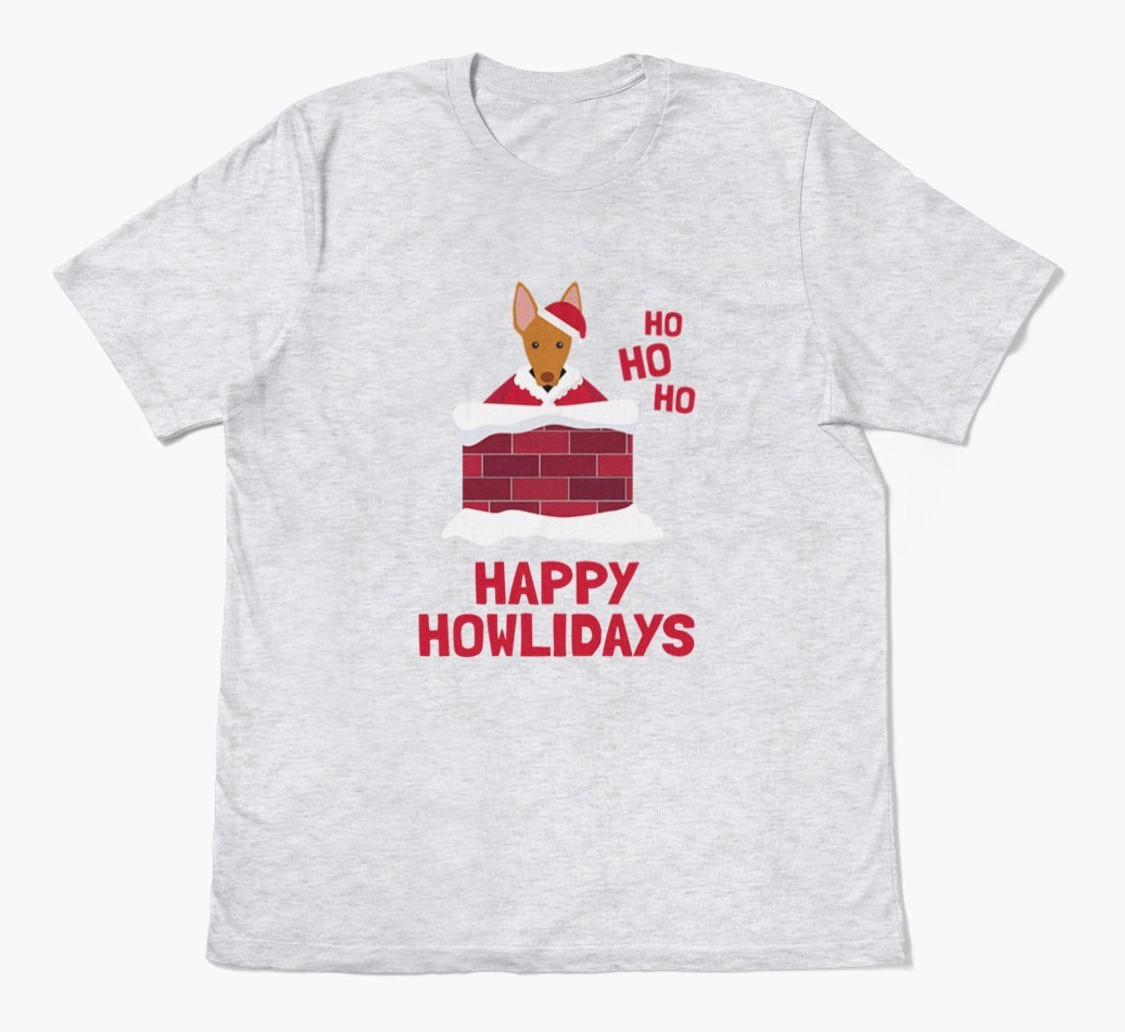 'Happy Howlidays' - Personalized {breedFullName} Adult T-Shirt