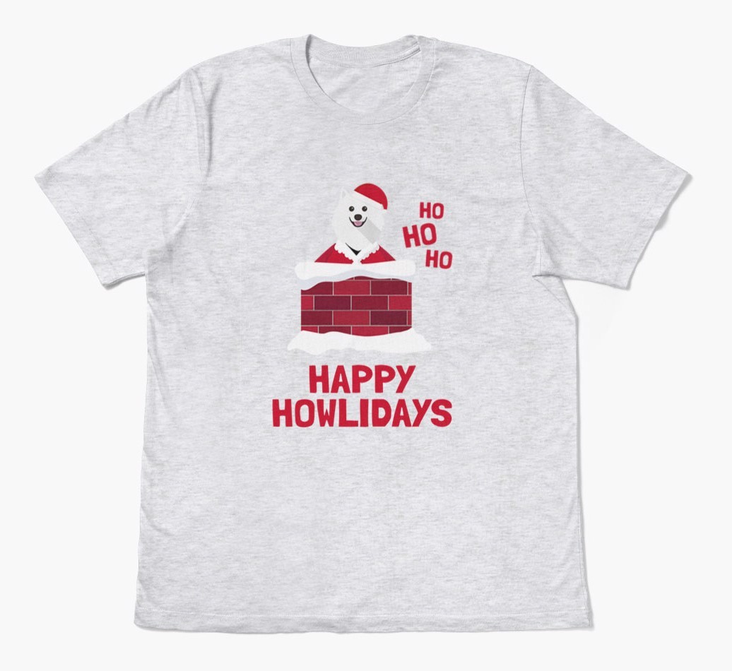 'Happy Howlidays' - Personalised {breedFullName} Adult T-Shirt