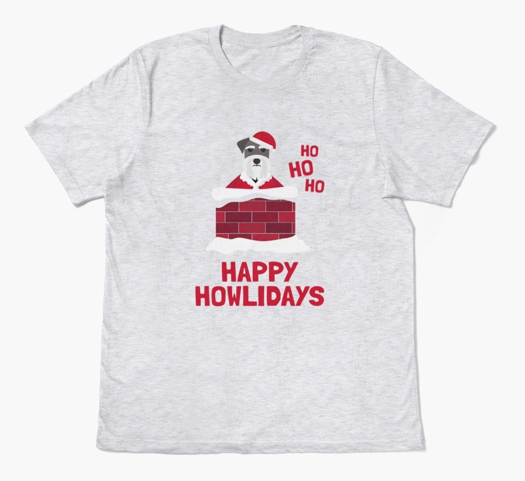 'Happy Howlidays' - Personalized {breedFullName} Adult T-Shirt