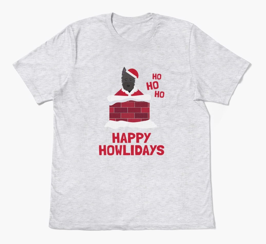 'Happy Howlidays' - Personalised {breedFullName} Adult T-Shirt