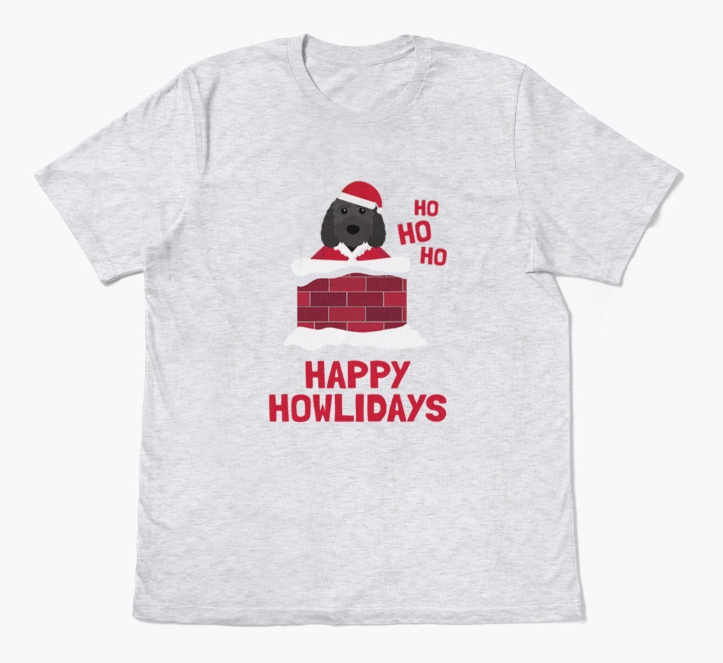 'Happy Howlidays' - Personalized {breedFullName} Adult T-Shirt