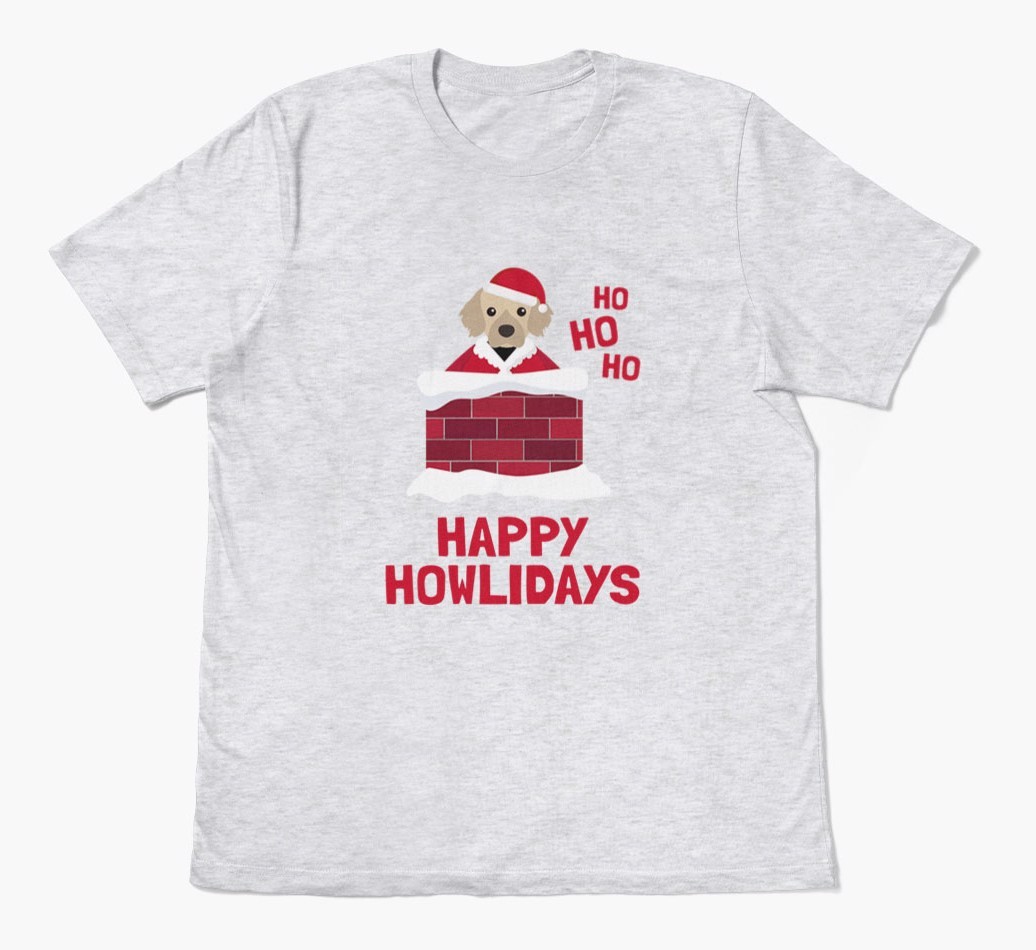 'Happy Howlidays' - Personalised {breedFullName} Adult T-Shirt