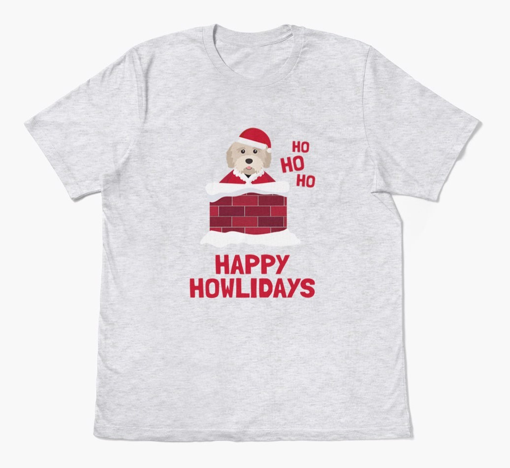 'Happy Howlidays' - Personalised {breedFullName} Adult T-Shirt