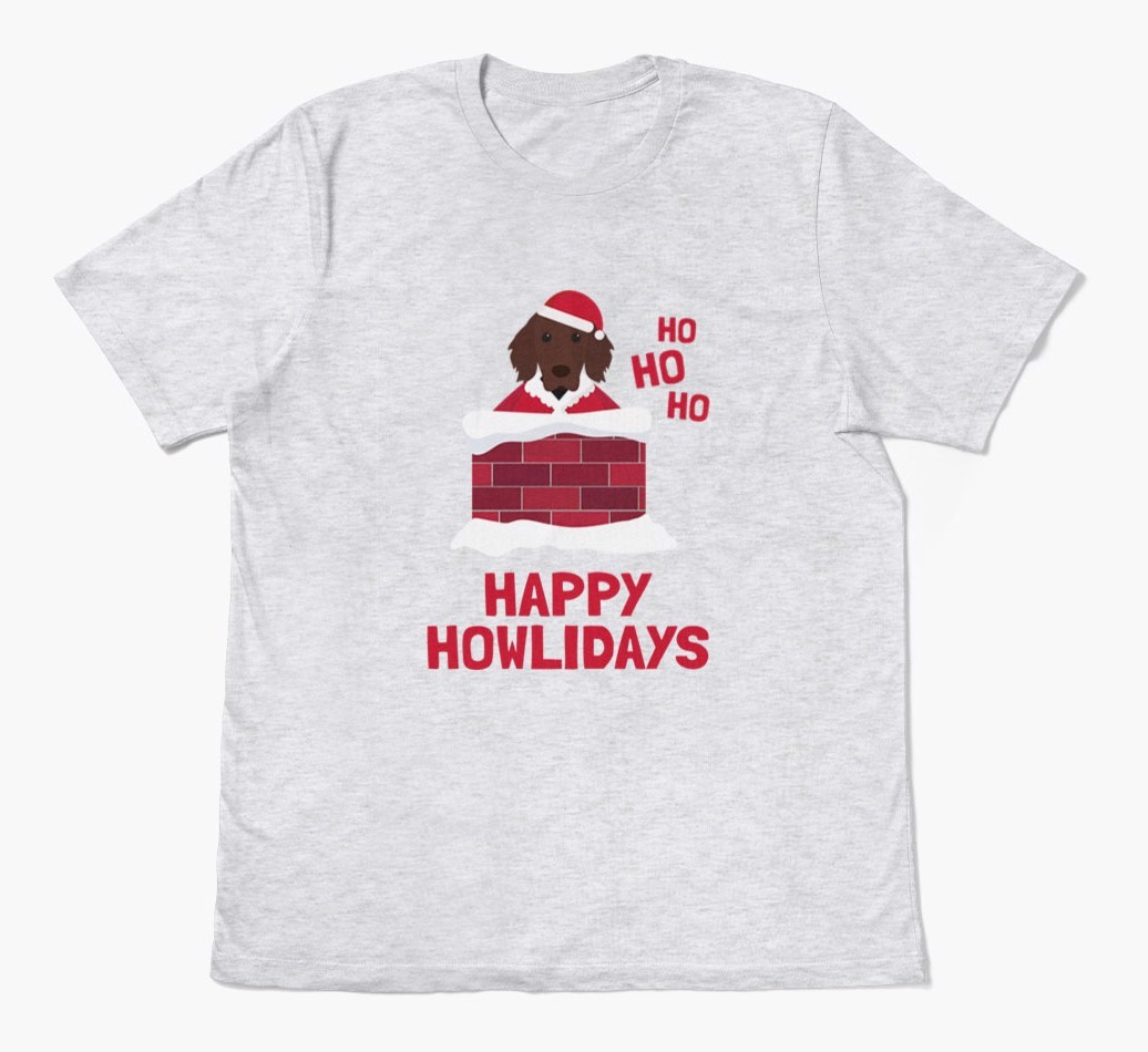 'Happy Howlidays' - Personalized {breedFullName} Adult T-Shirt