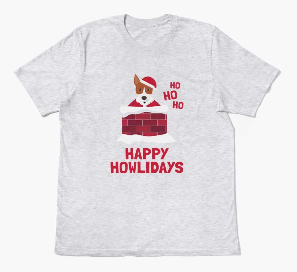 'Happy Howlidays' - Personalized {breedFullName} Adult T-Shirt