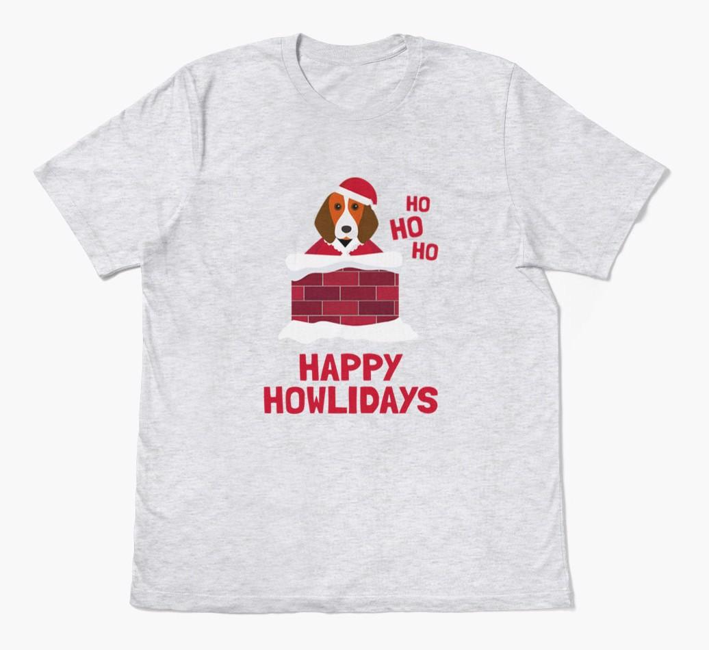 'Happy Howlidays' - Personalized {breedFullName} Adult T-Shirt