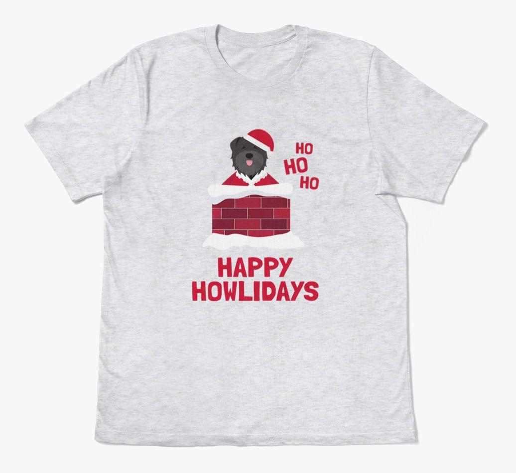 'Happy Howlidays' - Personalized {breedFullName} Adult T-Shirt