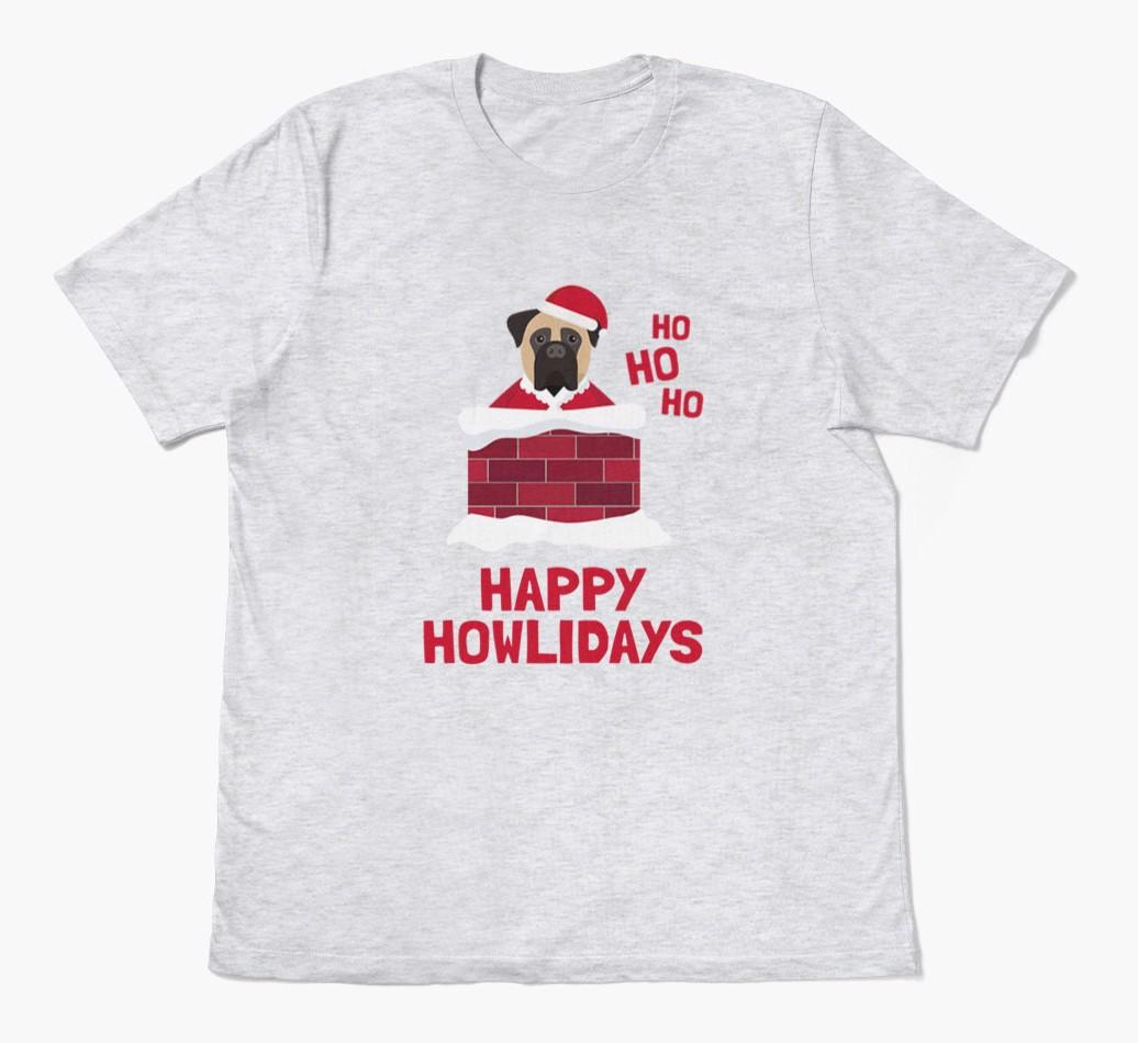'Happy Howlidays' - Personalized {breedFullName} Adult T-Shirt